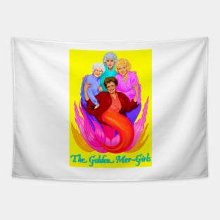 GOLDEN MER-GIRLS Tapestry