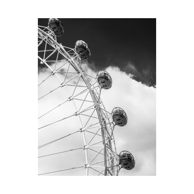 London Eye Pods in Monochrome by GrahamPrentice