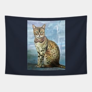 Benji the Bengal Cat Tapestry