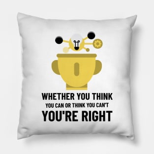 Think - Law Of Attraction Pillow