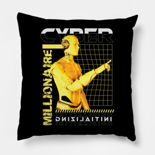 Cyber Millionaire Pillow