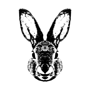 Rabbit / Hare / Head T-Shirt