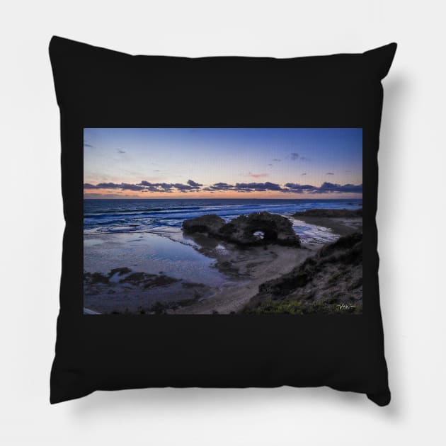 London Bridge beach, Portsea, Mornington Peninsula, Victoria, Australia Pillow by VickiWalsh