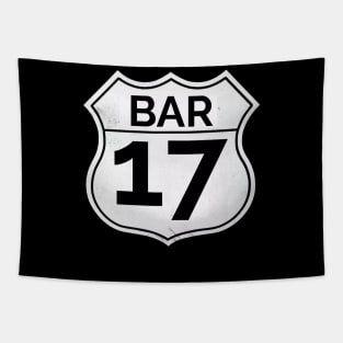 Bar 17 Logo Tapestry