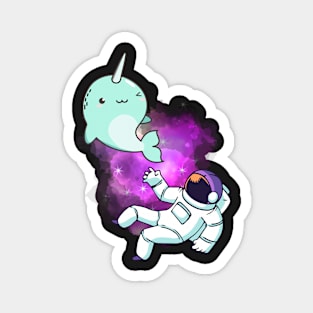 Narwhal in Space Magnet