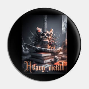 Heavy Metal Classroom Pin