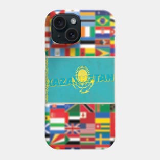 Kazakhstan Vintage style retro souvenir Phone Case