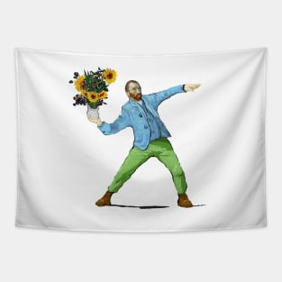 molotov  flowers Tapestry