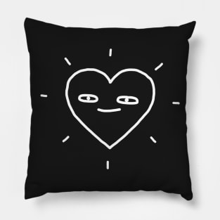 Black Heart Pillow