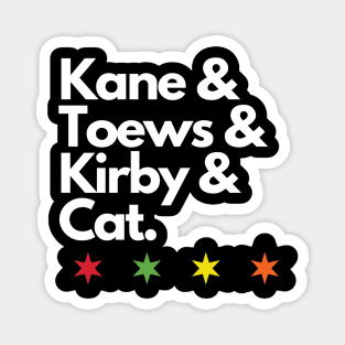 Kane & Toews & Kirby & Cat Magnet