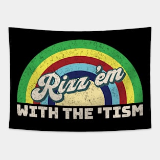 Rizz em with the tism Tapestry