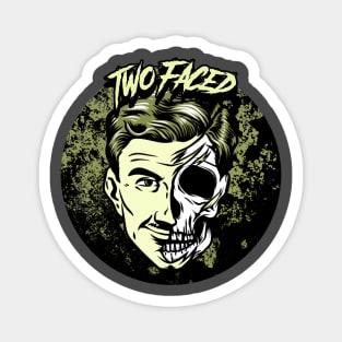 Two Faced Graphic Magnet