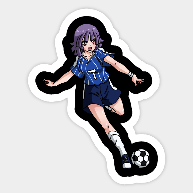 Soccer Anime Girl Japanese Waifu Weeb Football - Soccer - Sticker | TeePublic Soccer Anime Girl Japanese Waifu Weeb Football - Soccer - Sticker | TeePublic