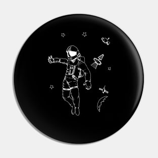 Space Man 2 Pin