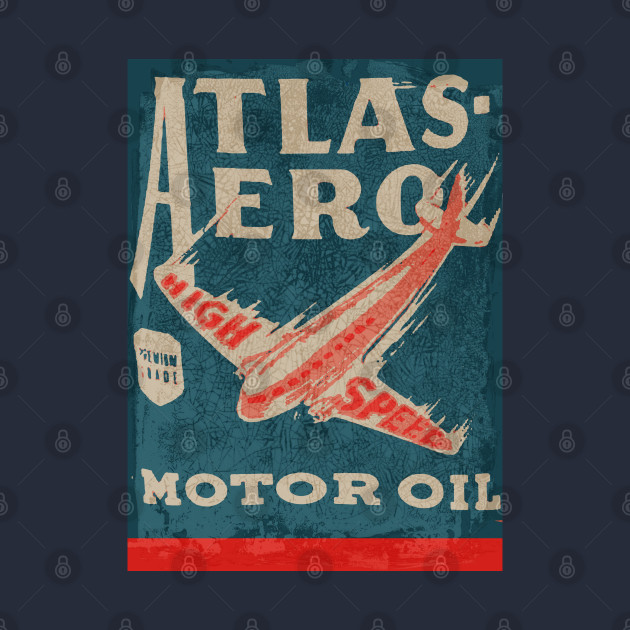 Atlas Aero Motor Oil by Midcenturydave