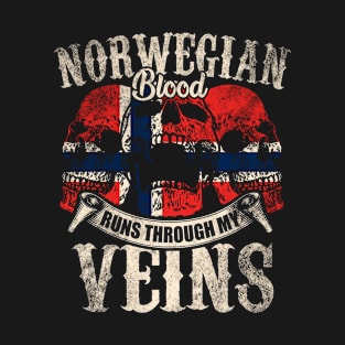 Norwegian Blood Runs Through My Veins T-Shirt