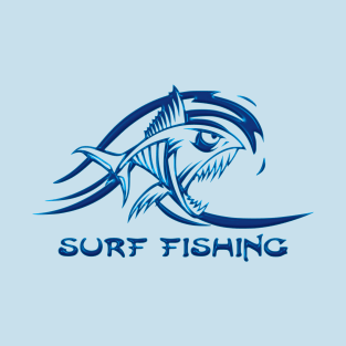 Surf Fishing Wave T-Shirt