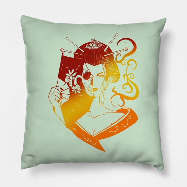 Beware Her Beauty - multi Pillow by Danispolez_illustrations