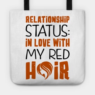 In Love With My Red Hair Tote