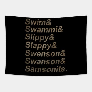 Swim Swammi Slippy Slappy ... Tapestry