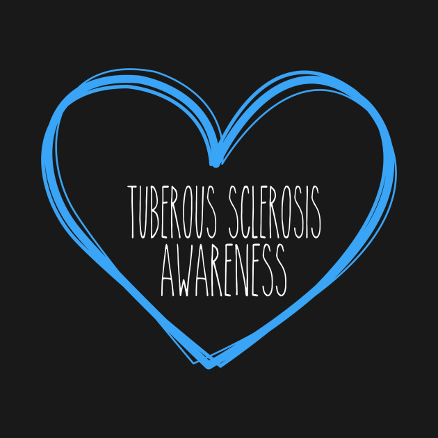 Disover Tuberous Sclerosis Awareness Heart Support - Tuberous Sclerosis - T-Shirt