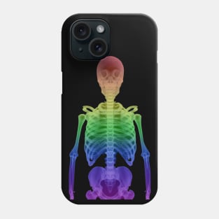 Rainbow Skeleton Gay Pride Phone Case