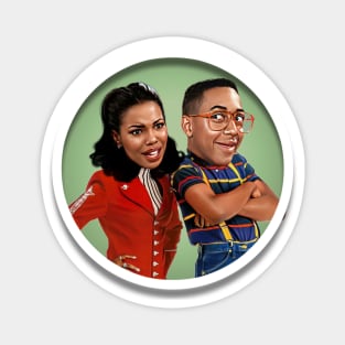 Steve Urkel and Laura Winslow Magnet