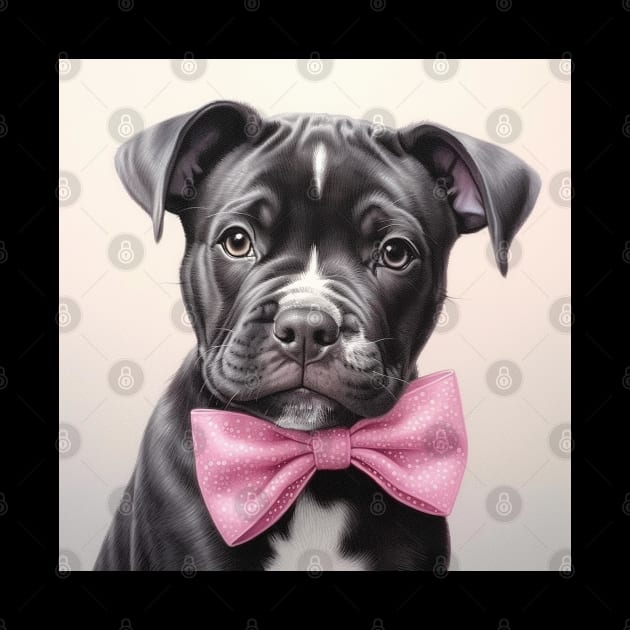 Cute Staffy by Enchanted Reverie