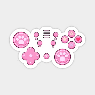 Pastel Gaming Buttons Magnet