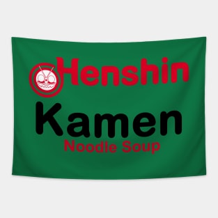 Henshin Transforming Noodle Logo Tapestry