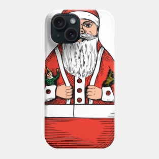 rolly polly Santa Phone Case