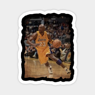 Mitch Richmond in Lakers Vintage #2 Magnet