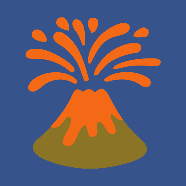 Volcano Erupting Emoticon by AnotherOne