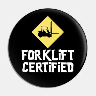 Forklift Certified Pin