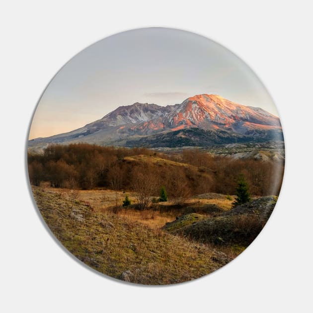 Mt St Helens Trail Marker Pin by Rebekah Slick