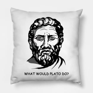 What would plato do? Pillow