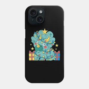 Prehistoric Holiday Cheer Phone Case