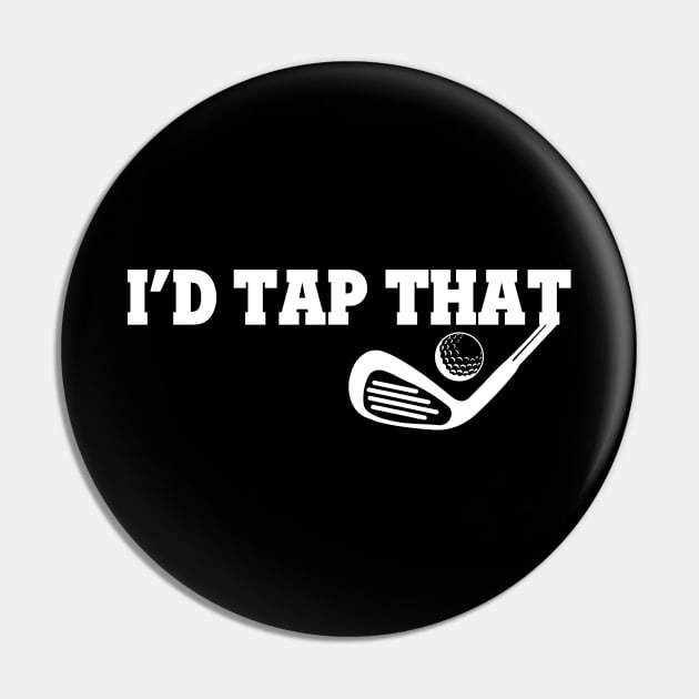 I'd Tap That Golf Pin by Lasso Print