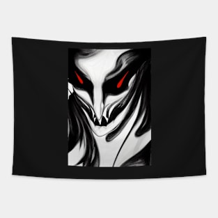 RED EYED SPOOKY HALLOWEEN VAMPIRE Tapestry