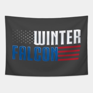 Winter Falcon Tapestry