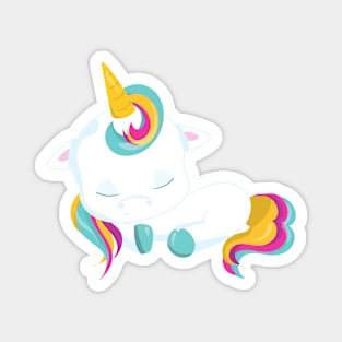 Little Unicorn, Sleeping Unicorn, Magic Unicorn Magnet