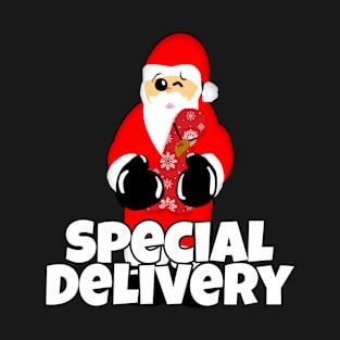 Special Delivery Naughty Santa Dildo Sex Toy T-Shirt