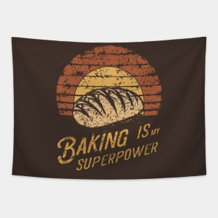 Baking is My Superpower Tapestry