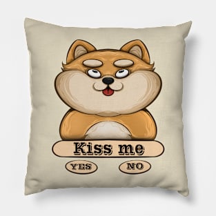 Kiss me! Pillow