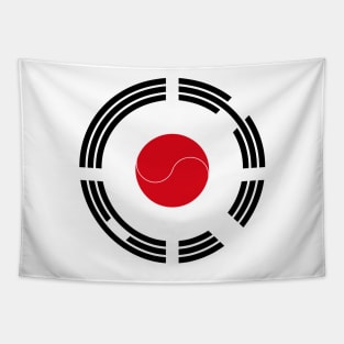 Korean Japanese Multinational Patriot Flag Series Tapestry