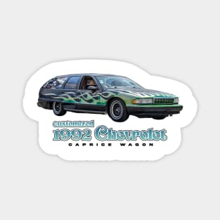 Customized 1992 Chevrolet Caprice Wagon Magnet