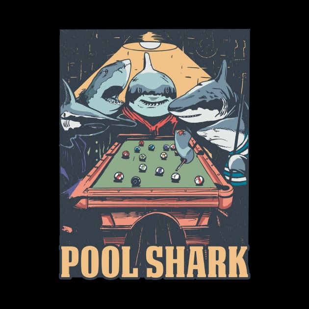 Pool Shark Funny Billiards Gift by CatRobot