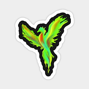 Green New phoenix Magnet