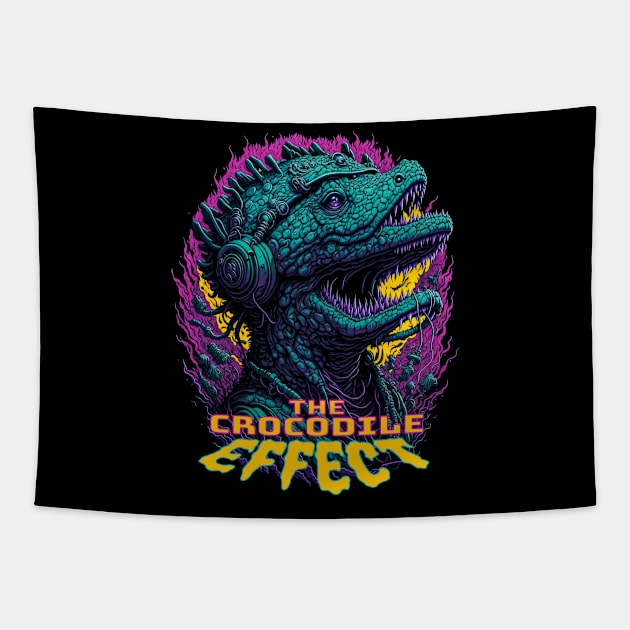 CROCODILE TEKNO FESTIVAL Tapestry by EBAN