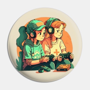 Gaming Buddies Pin